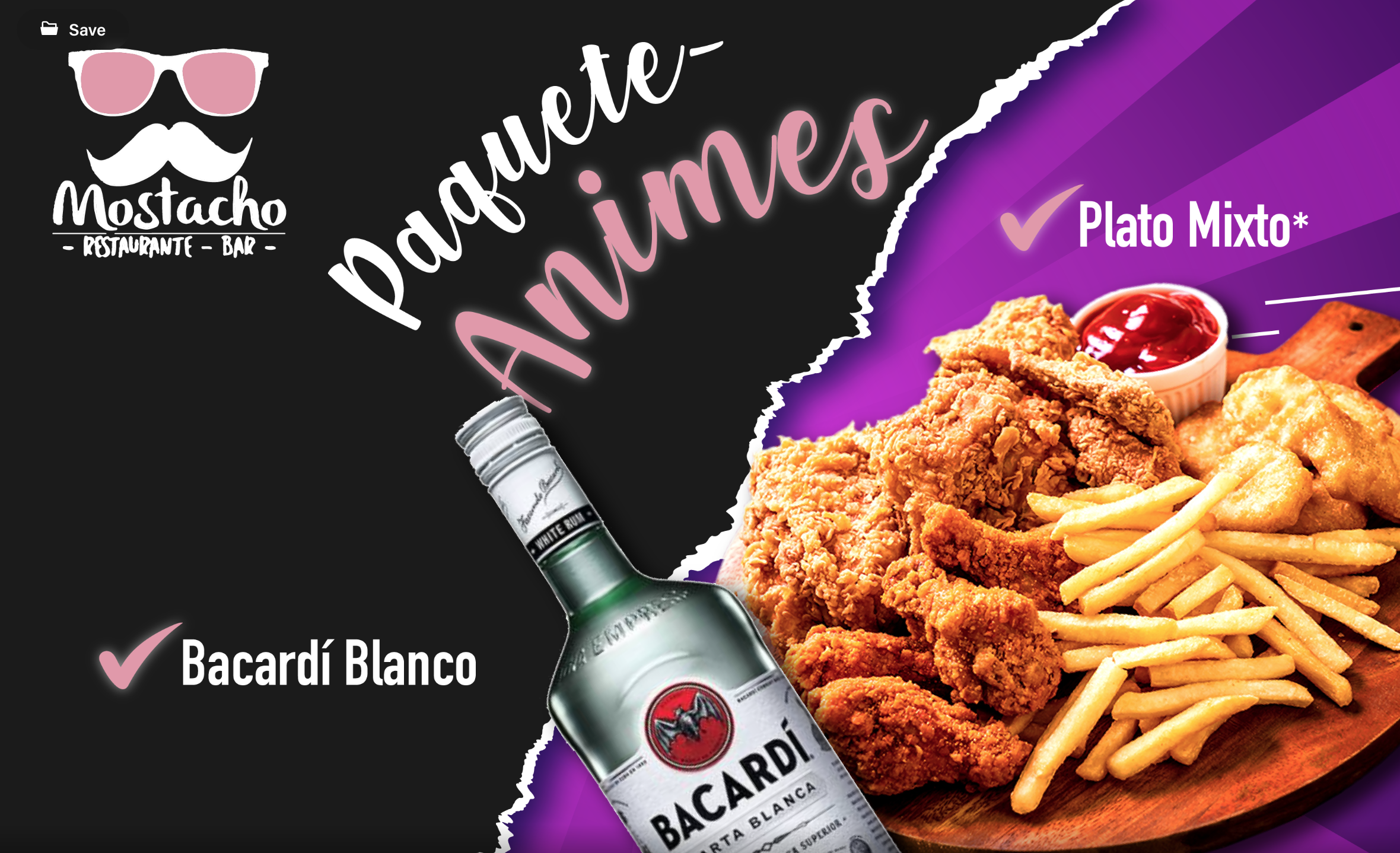 Promocional redes sociales